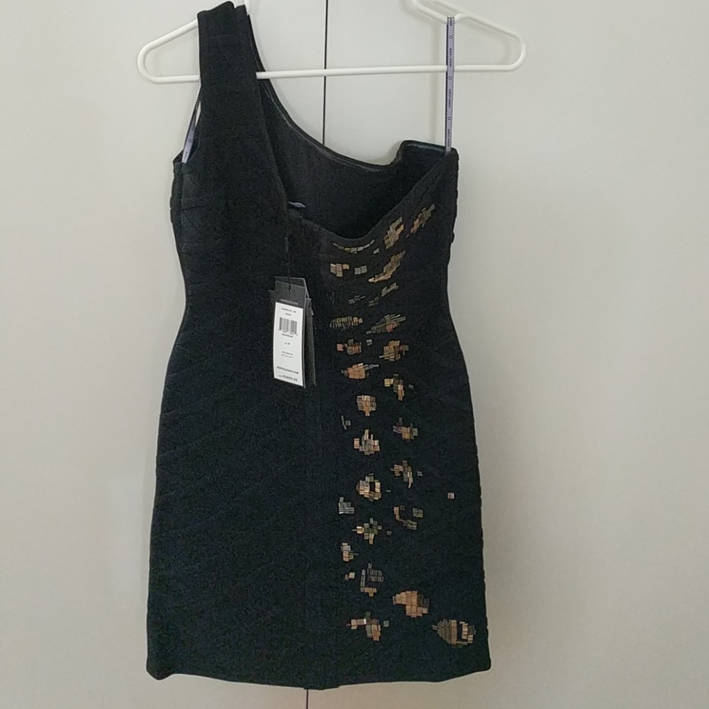 Herve Leger bandage knit dress with beading - Picture 3 of 5